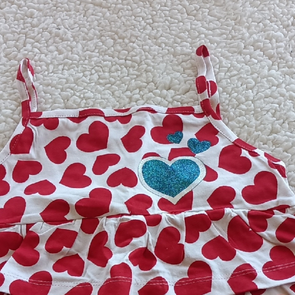 Heart Patterned Kids Matching Set - Picture 2 of 4